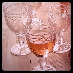 Marbella pedestal glasses by princesshouse